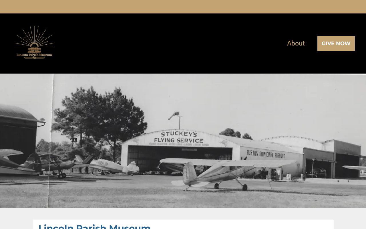 Lincoln Parish Museum local history resource for Ruston previous residents